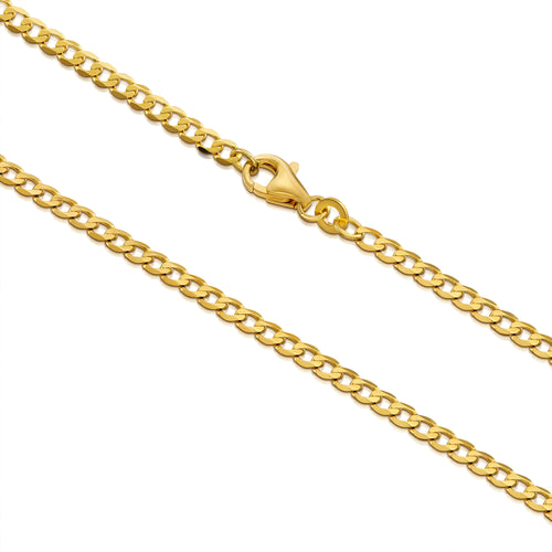 CURB CHAIN NECKLACE 2,60MM 333 GOLD - IDENTIM®