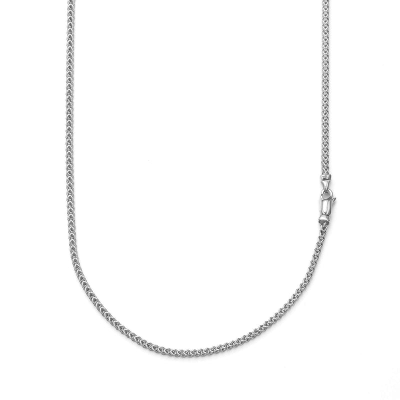 FRANCO CHAIN GOLD CHAIN 2.00MM 750 WHITE GOLD