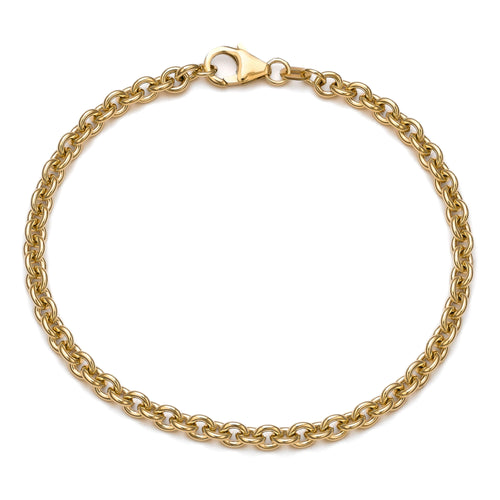 ANCHOR BRACELET GOLD BRACELET 4,00MM 585 GOLD - IDENTIM®