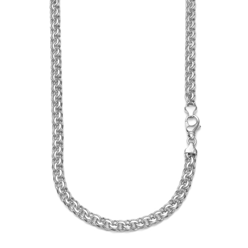 GARIBAL CHAIN GOLD CHAIN 7.00MM 585 WHITE GOLD