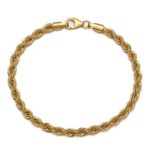 CORD BRACELET GOLD BRACELET 4,00MM 585 GOLD - IDENTIM®