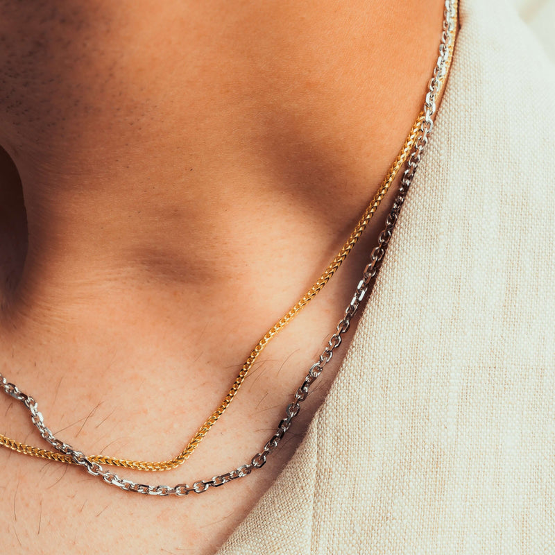 PEA CHAIN 925 SILVER RHODIUM PLATED 2,80MM
