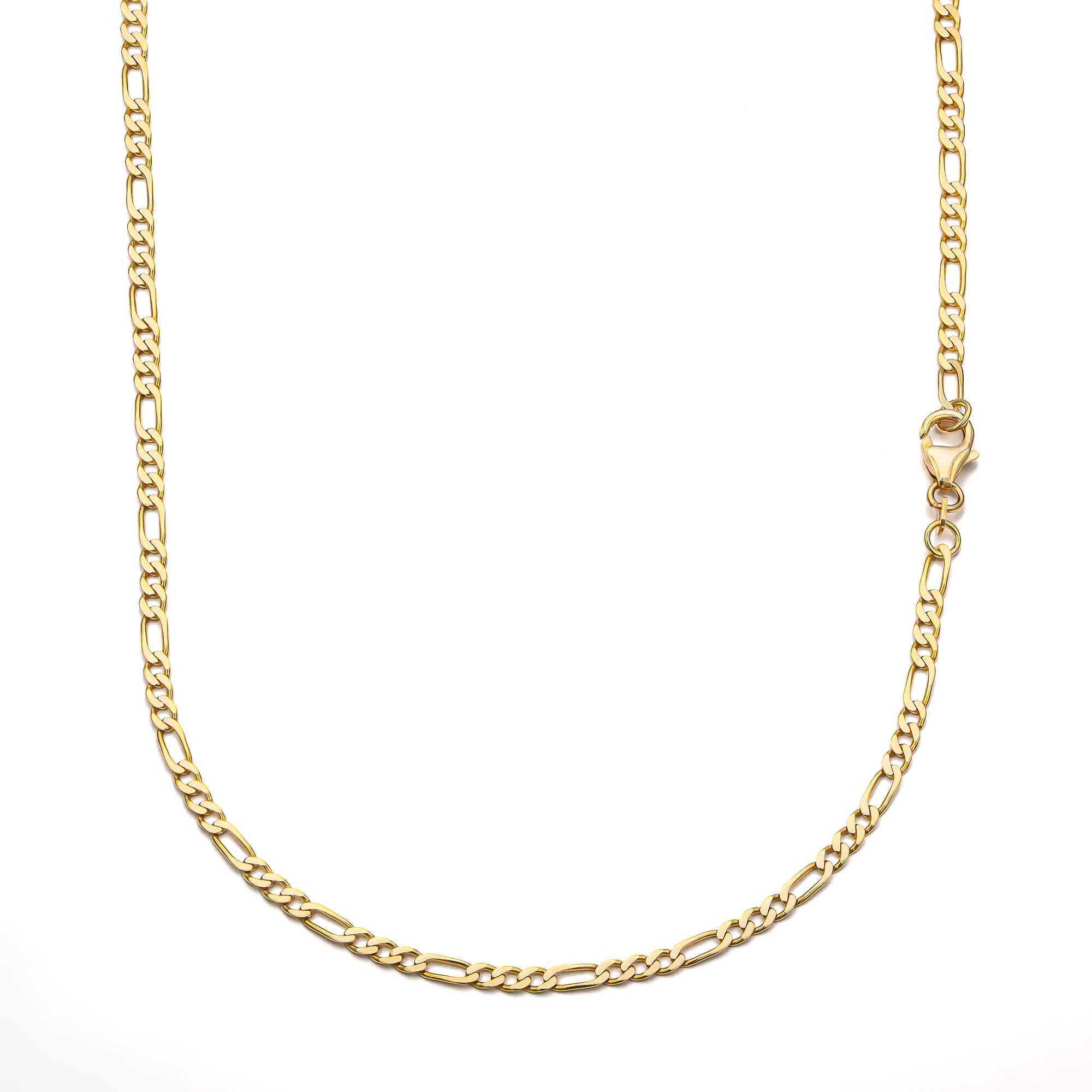 Echt Gold 333 Juwelier Figaro Hals Kette Stärke 1,5 Mm 8 Kt Gelbgold Collier Neu