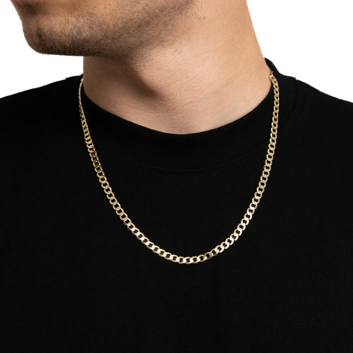 CURB CHAIN GOLD CHAIN 5,00MM 585 GOLD - IDENTIM®