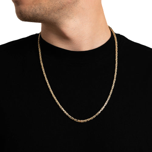 KING NECKLACE 333 GOLD 3,50MM - IDENTIM®
