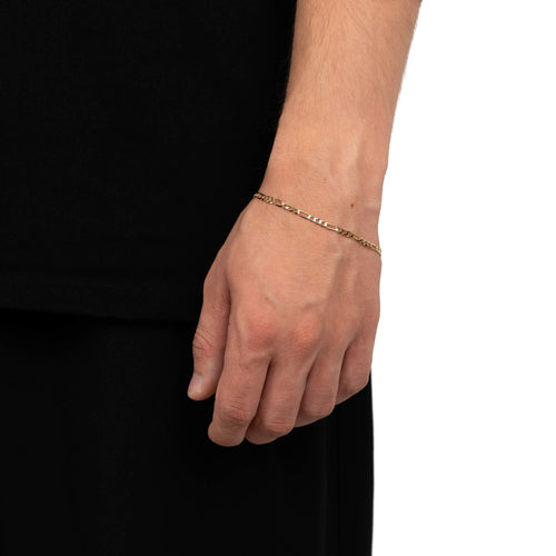 FIGARO BRACELET GOLD BRACELET 3,20MM 333 GOLD - IDENTIM®