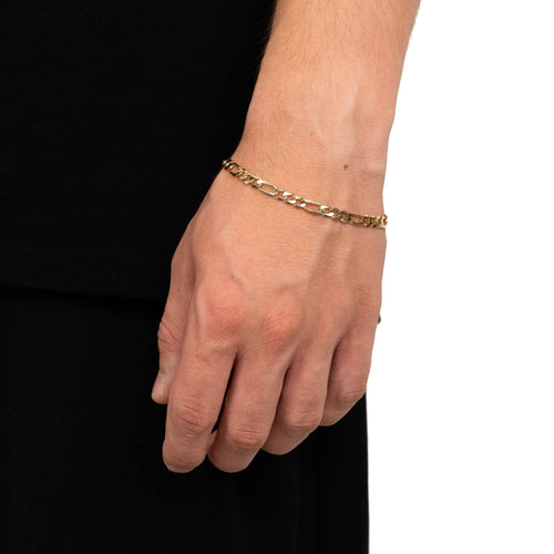 FIGARO BRACELET GOLD BRACELET 5,00MM 333 GOLD - IDENTIM®