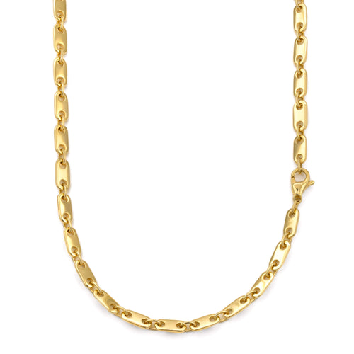 PLATE CHAIN GOLD CHAIN 5,50MM 585 GOLD - IDENTIM®