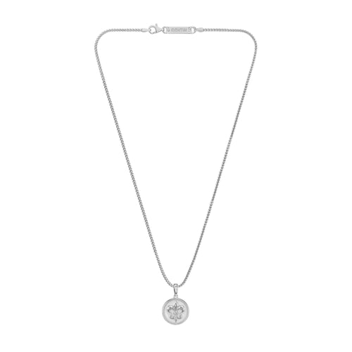 LILY NECKLACE 925 SILVER RHODIUM PLATED - IDENTIM®