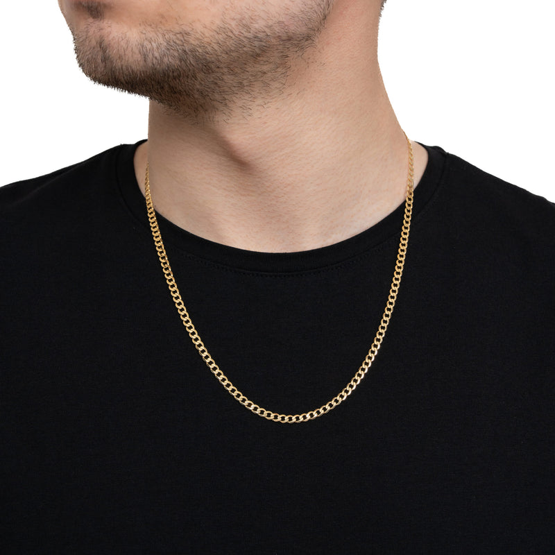 CURB CHAIN GOLD CHAIN 4,00MM 333 GOLD