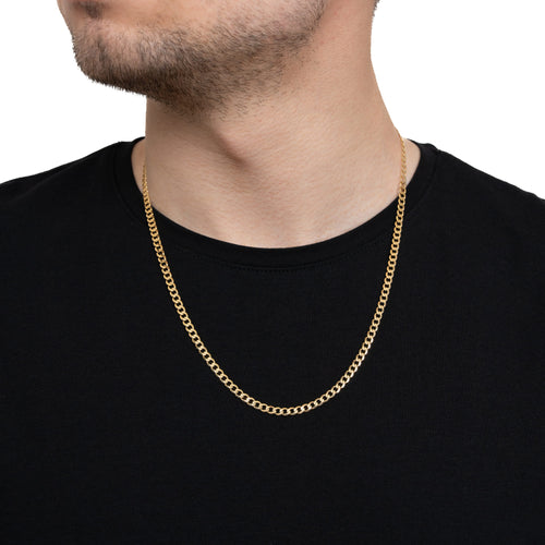 CURB CHAIN GOLD CHAIN 4,00MM 585 GOLD