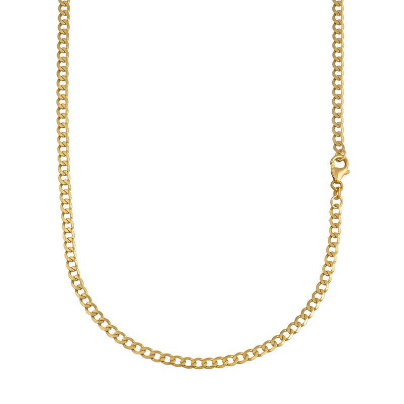 CURB CHAIN GOLD CHAIN 4,00MM 333 GOLD