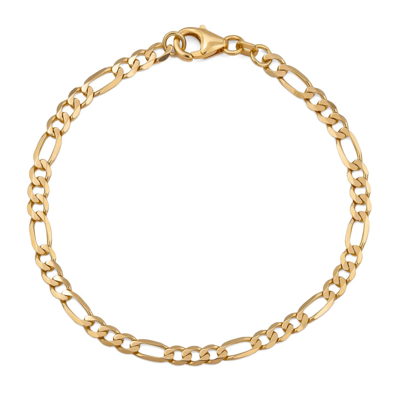 FIGARO BRACELET GOLD BRACELET 4,00MM 333 GOLD