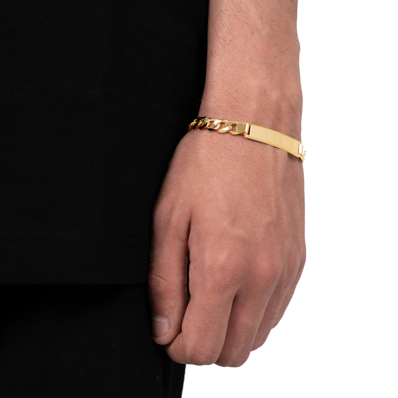 Engraving bracelet Engraving plate Armored ID bracelet