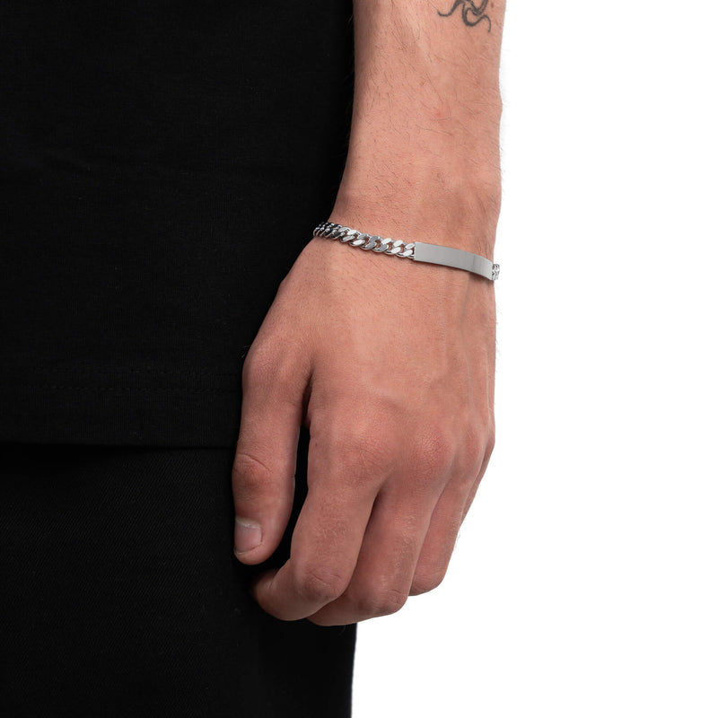 Engraving bracelet Engraving plate Armored ID bracelet