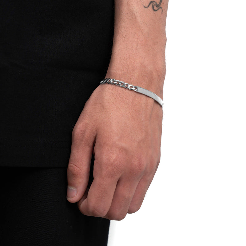 Engraving bracelet Engraving plate Armored ID bracelet