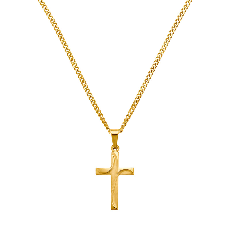 CROSS NECKLACE 333 GOLD