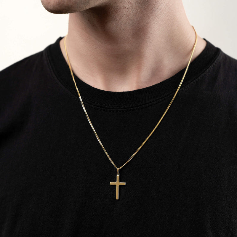 CROSS BASIC NECKLACE 333 GOLD