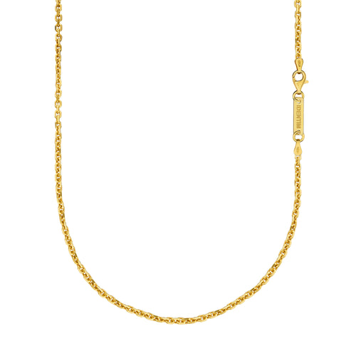 PEA CHAIN 925 SILVER 18 CARAT GOLD PLATED 2,80MM - IDENTIM®