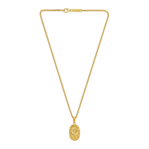 ANGEL NECKLACE 925 SILVER 18 CARAT GOLD PLATED - IDENTIM®