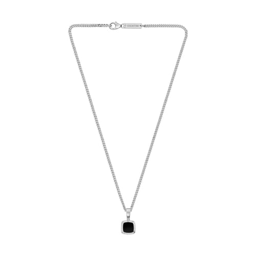 ART NOUVEAU NECKLACE 925 SILVER RHODIUM-PLATED - IDENTIM®