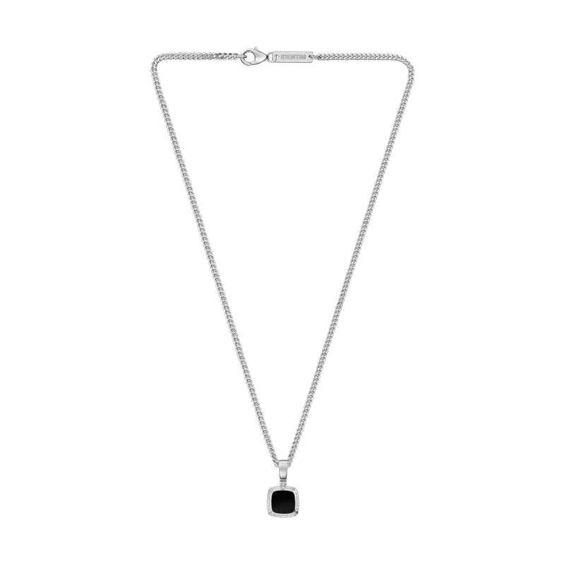 ART NOUVEAU NECKLACE 925 SILVER RHODIUM-PLATED