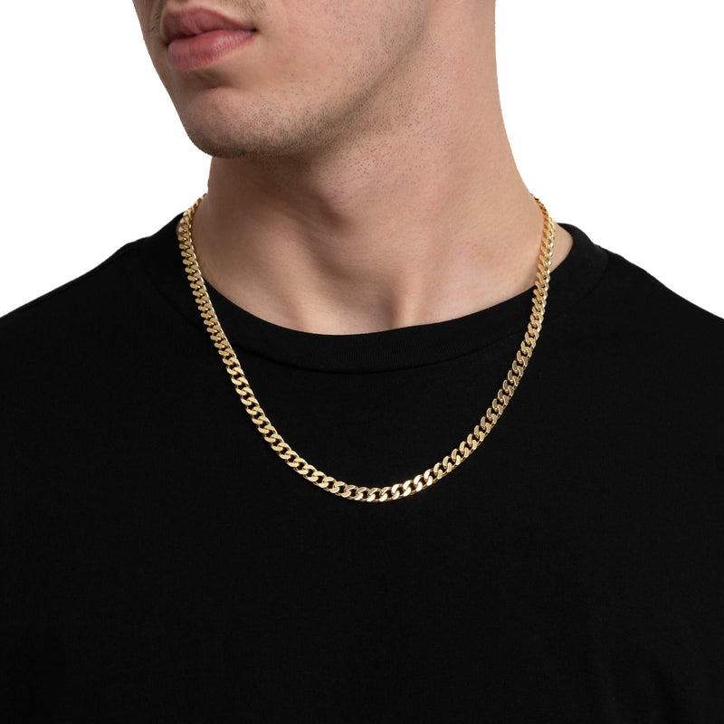 CURB CHAIN GOLD CHAIN 6,00MM 750 GOLD