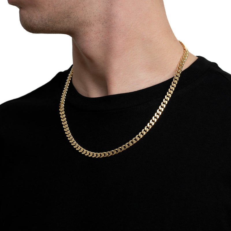 CURB CHAIN GOLD CHAIN 6,00MM 750 GOLD