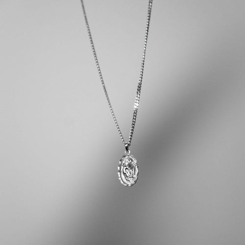 ANGEL NECKLACE 925 SILVER RHODIUM-PLATED - IDENTIM®