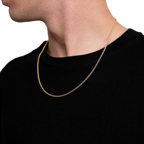 ANCHOR CHAIN GOLD CHAIN 2,70MM 750 GOLD - IDENTIM®