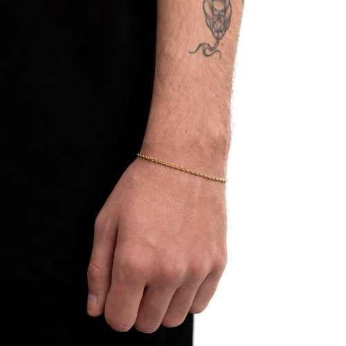 ANCHOR BRACELET GOLD BRACELET 2,70MM 585 GOLD - IDENTIM®