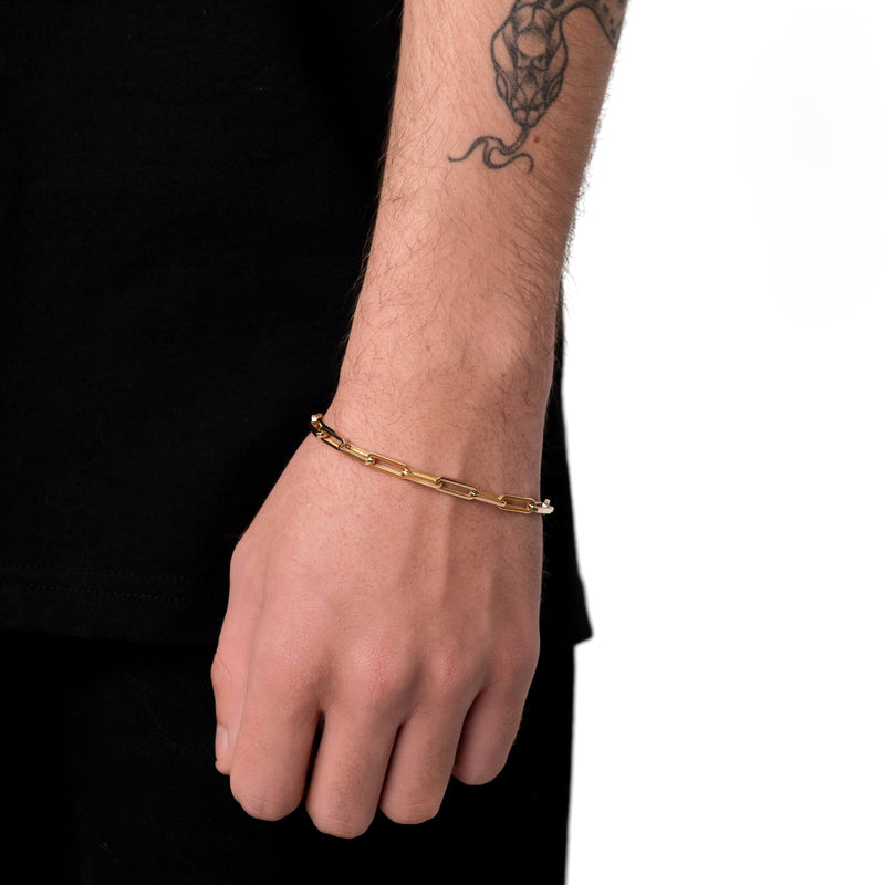 ANCHOR BRACELET GOLD BRACELET 4,50MM 585 GOLD