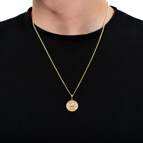 COMPASS NECKLACE 585 GOLD - IDENTIM®