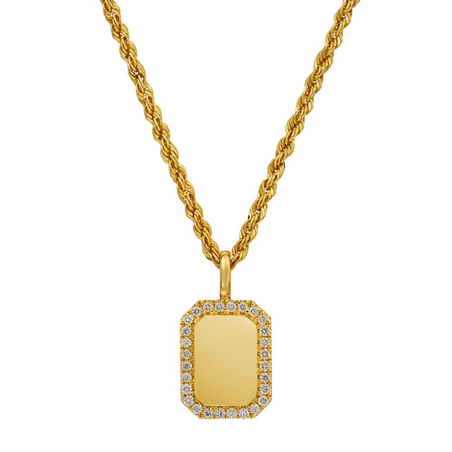 BRILLIANCE NECKLACE 585 GOLD LAB DIAMONDS