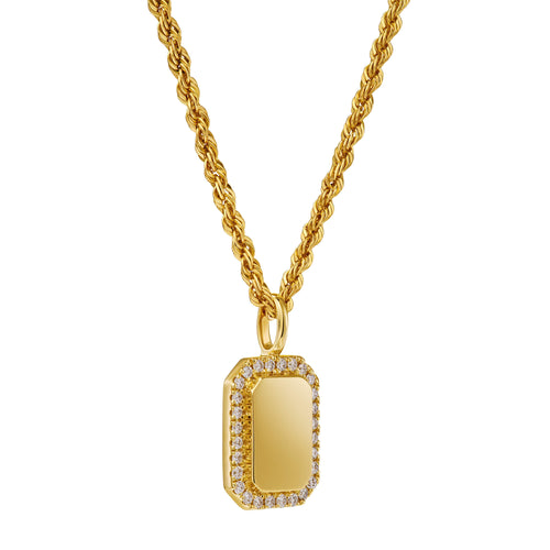 BRILLIANCE NECKLACE 585 GOLD LAB DIAMONDS