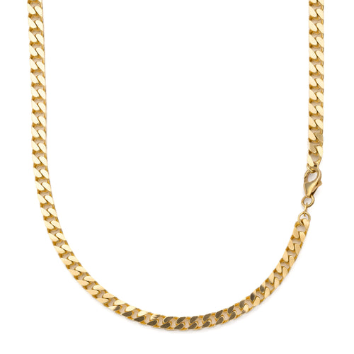 CURB CHAIN GOLD CHAIN 4,50MM 585 GOLD - IDENTIM®