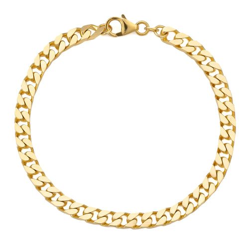 PANZER BRACELET GOLD BRACELET 4,50MM 585 GOLD - IDENTIM®
