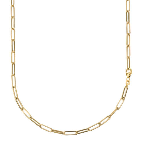 PAPERCLIP CHAIN GOLD CHAIN 3,00MM 585 GOLD - IDENTIM®