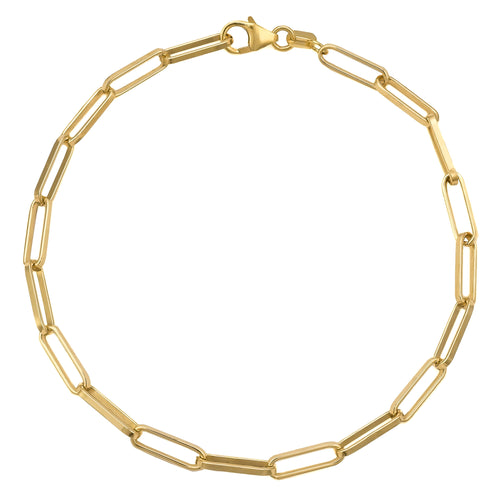 PAPERCLIP BRACELET GOLD BRACELET 3,00MM 585 GOLD - IDENTIM®