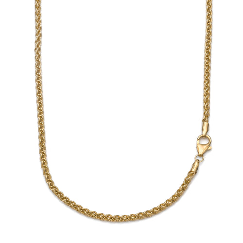 PLAIT CHAIN GOLD CHAIN 3,00MM 585 GOLD - IDENTIM®