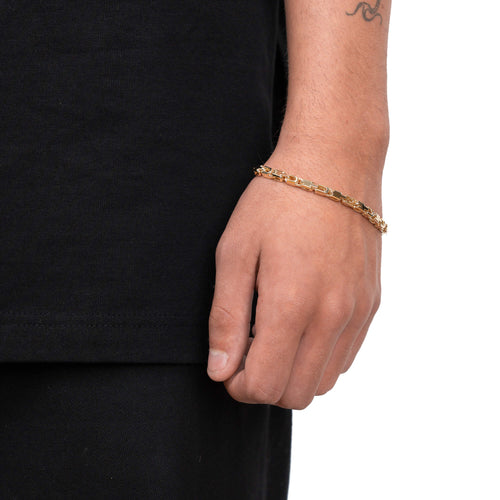 MONTE CARLO GOLD BRACELET 4,50MM 585 GOLD - IDENTIM®