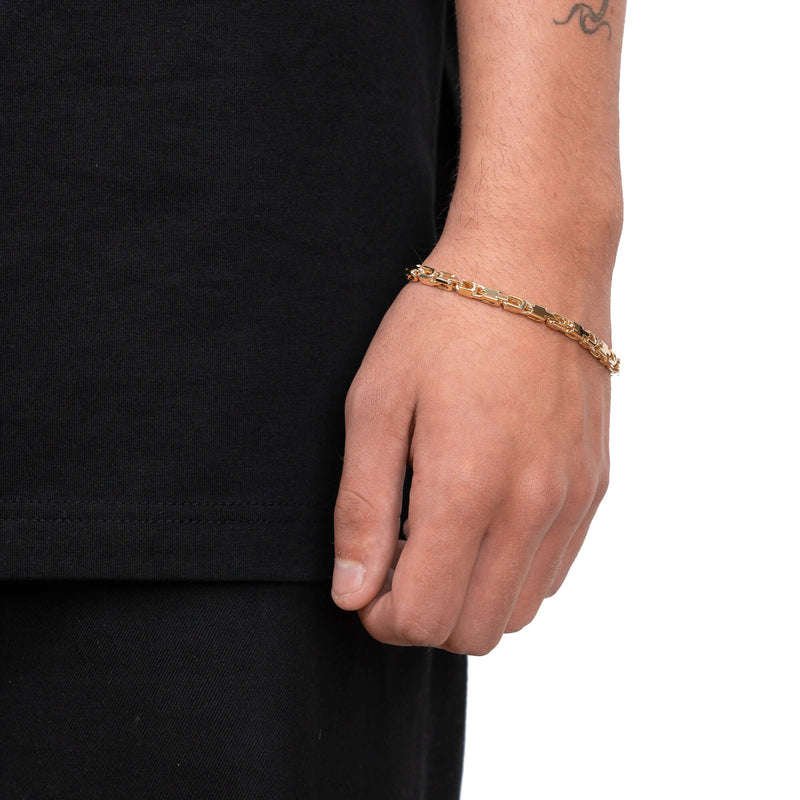 MONTE CARLO GOLD BRACELET 4,50MM 750 GOLD