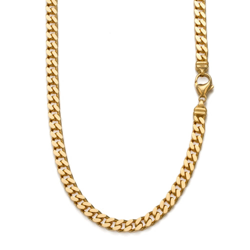 CURB CHAIN GOLD CHAIN 6,00MM 750 GOLD - IDENTIM®