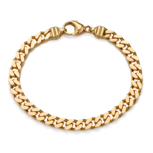 PANZER BRACELET GOLD BRACELET 6,00MM 585 GOLD - IDENTIM®