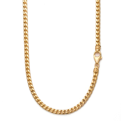 CURB CHAIN CUBAN GOLD CHAIN 5,00MM 585 GOLD - IDENTIM®
