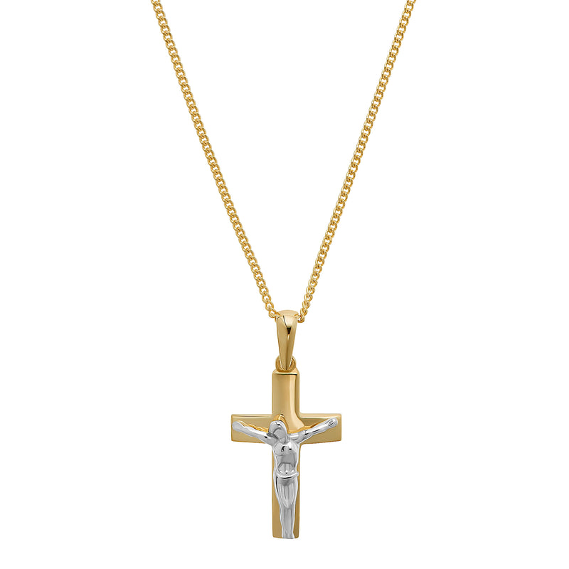 CROSS CRUCIFIX NECKLACE 333 GOLD