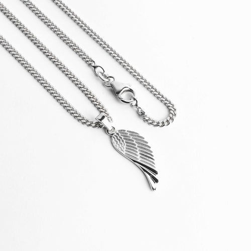 WING NECKLACE 925 SILVER RHODIUM PLATED - IDENTIM®