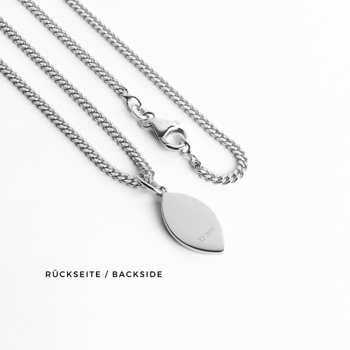 NAZAR EYE NECKLACE 925 SILVER RHODIUM PLATED - IDENTIM®