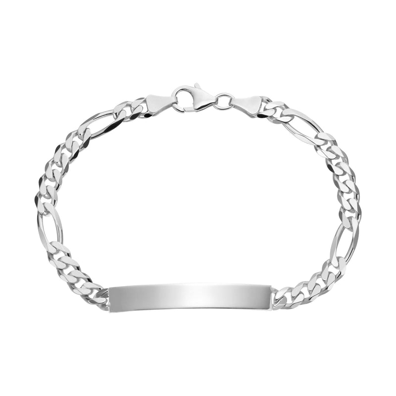 Engraving bracelet Engraving plate Figaro ID bracelet