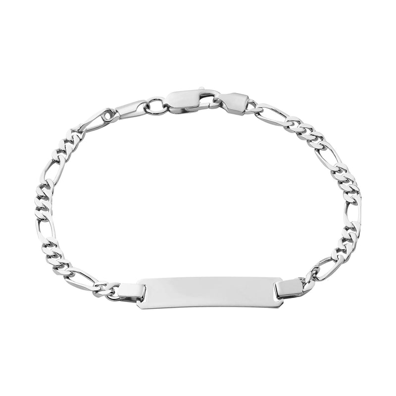 Engraving bracelet Engraving plate Figaro ID bracelet